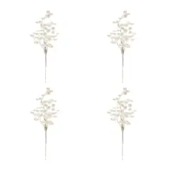 MICA - Setx4 Ramas Bayas White 45 cm