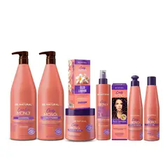 BE NATURAL - Pack Curly Monoi Para Cabello Rizado 1 Litro