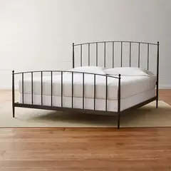 CRATE & BARREL - Cama King Mason Shadow