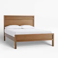 CRATE & BARREL - Cama Queen Keane Driftwood