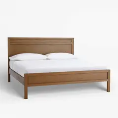 CRATE & BARREL - Cama King Keane Driftwood