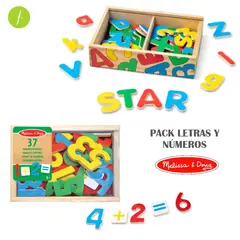 MELISSA & DOUG - Pack Imanes Letras Y Numeros