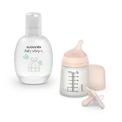 SUAVINEX - Biberon + Chupon Zero Zero + Colonia