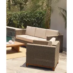 BASEMENT HOME - Juego de Sala de Terraza Capetown 3-1-1 + Mesa de Centro