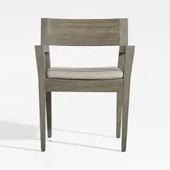 CRATE & BARREL - Silla De Comedor De Terraza Andorra De Madera