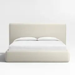 CRATE & BARREL - Cama King Anneli Ivory