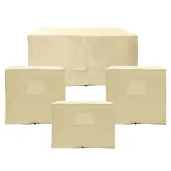 BASEMENT HOME - Set de Cobertores de Sofás de Terraza New Dekke 2-1-1 + Mesa de Centro