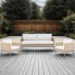 BASEMENT HOME - Juego de Sala de Terraza Gobi 3-1-1