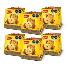 BAUDUCCO - Pack de 6 Panettone Frutas x 750 gr.