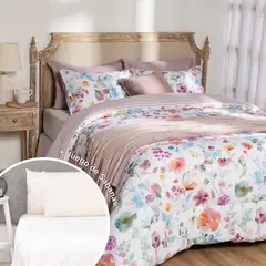 ROBERTA ALLEN - Juego de Cama: Edredón + Juego de Sábanas 200 Hilos 100% Algodón