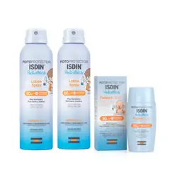 ISDIN - Pack: Fotoprotector Mineral Baby + Duo Lotion Spray Pediatrico 250 Ml