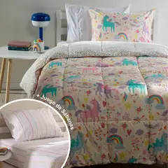 MICA KIDS - Juego de Cama Infantil: Edredón + Juego de Sábanas Dream