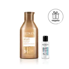 REDKEN - Acondicionador All Soft 500 ML para cabello seco + Shampoo Acidic Bonding Concentrate 75 ml
