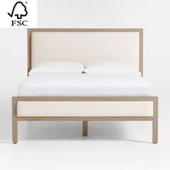 CRATE & BARREL - Cama Queen Keane