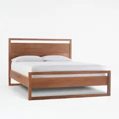 CRATE & BARREL - Cama Queen Linea