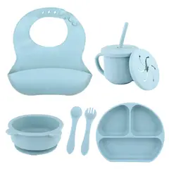 INFANTI - Pack Menaje De Silicona Niño