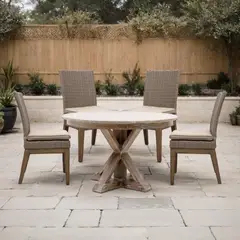 ROBERTA ALLEN - Juego de Comedor de Terraza Kubu Kawaii 4 Sillas