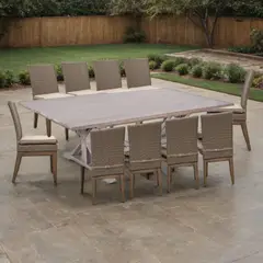 ROBERTA ALLEN - Juego de Comedor de Terraza Kubu Kawaii 10 Sillas