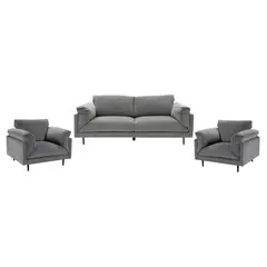 BASEMENT HOME - Juego de Sala Alessandra 3-1-1 Cuerpos