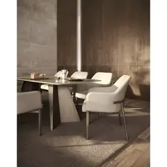 BASEMENT HOME - Set x2 Sillas de Comedor Milan Beige