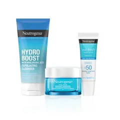 NEUTROGENA - Pack Ntg Exfoliante Hidratante Hyb + Ntg Hidratante Hydro Boost 50gr + Protector Solar Ntg Hydro Boost S/color