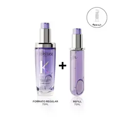 KERASTASE - Aceite Blond Luminoso 75 Ml + Refill Para Cuidado Del Cabello Rubio