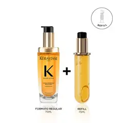 KERASTASE - Aceite Brillo Total Elixir 75 Ml + Refill Para Todo Tipo De Cabello