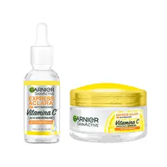 GARNIER - Pack Express Aclara Serum Día + Crema Hidratante