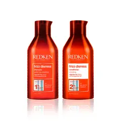 REDKEN - Set Frizz Dismiss Para Cabello Con Frizz: Shampoo 300 Ml + Acondicionador 300 Ml