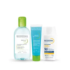BIODERMA - Rutina Higiene y Protección Solar Piel Mixta a Grasa