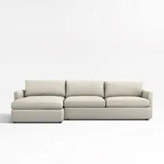 CRATE & BARREL - Seccional Lounge Brazo Izquierdo 4 Cuerpos
