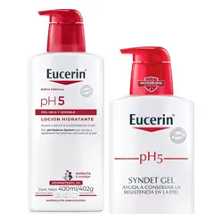 EUCERIN - Pack Syndet Gel 400ml + loción 400ml