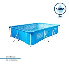 BESTWAY - Piscina Estructural Rectangular Steel Pro 300x201x66cm Azul