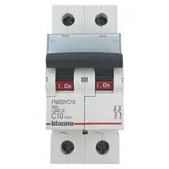 BTICINO - Interruptor Termomagnético 2x10A