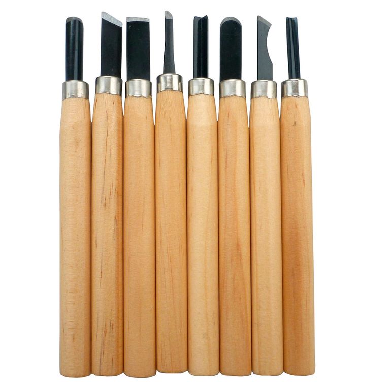 Set de Gubias Para Madera Metal 8 Unidades