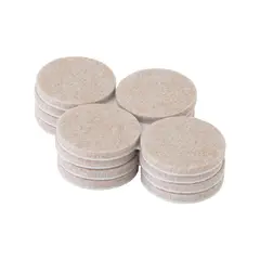 FIXSER - Deslizador para Muebles de Felpa Deslizantes 1 1/2" Beige x 8 unid