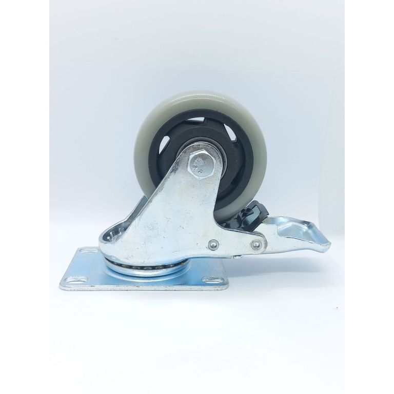 Rueda Móvil 3" Gris 80 kg.