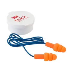 3M - Tapones Auditivos Reutilizable con Cordón 3 pares