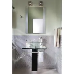 SENSI DACQUA - Mueble de Baño Vanitorio Cristal Transparente