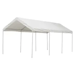 JUST HOME COLLECTION - Toldo Armable Metal Blanco 3X6 M