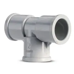 PLASTICA - Tee 1/2" PVC con rosca