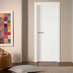 DIMFER - Puerta Interior Lisa 65x207cm Blanco