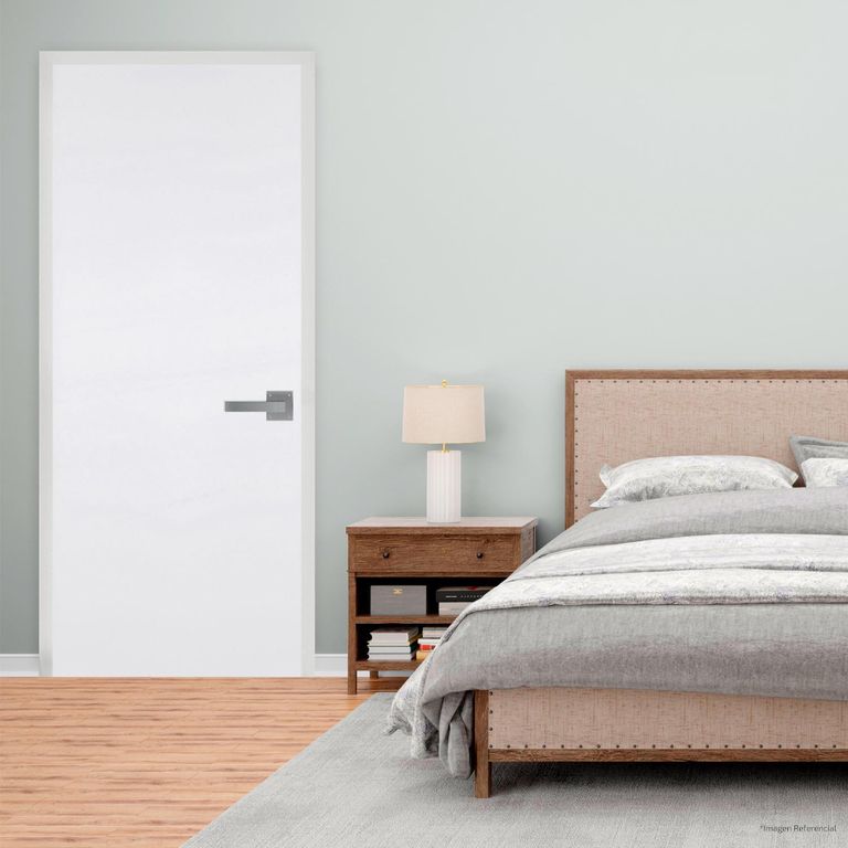 Puerta Interior HDF Lisa Blanco