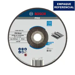BOSCH - Disco Abrasivo Desbaste para metal 7"