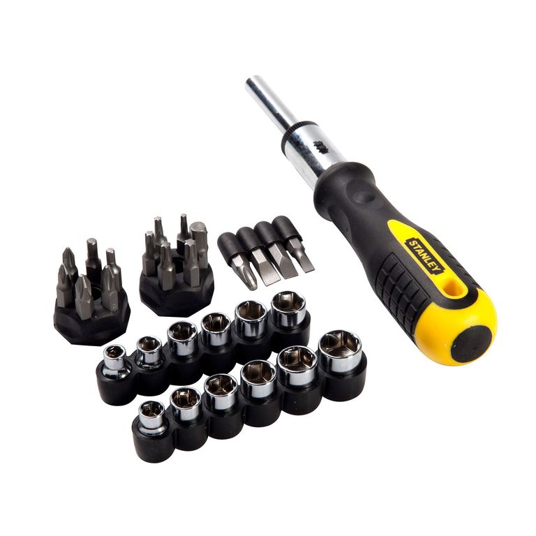 Juego Destornillador, Dados y Puntas 29 Piezas