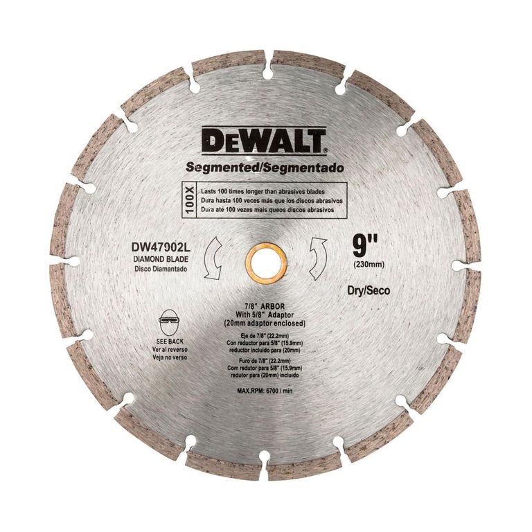Disco Diamantado Segmentado para concreto 9"
