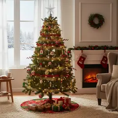 DEAR SANTA - Árbol de Navidad 210cm 936 Ramas Bavaria Verde