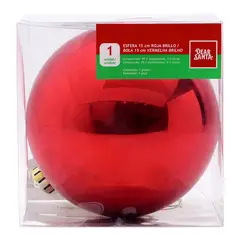DEAR SANTA - Esfera de Navidad Rojo 15cm