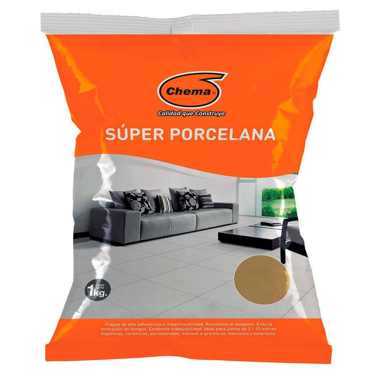 Fragua para Cerámicas o Porcelanatos Chocolate 1kg