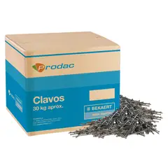 PRODAC - Clavo de 2 1/2Pulgadas Albañil con Cabeza x 30 kg